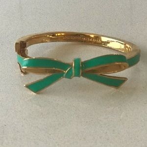 Kate Spade Green Bow Bracelet